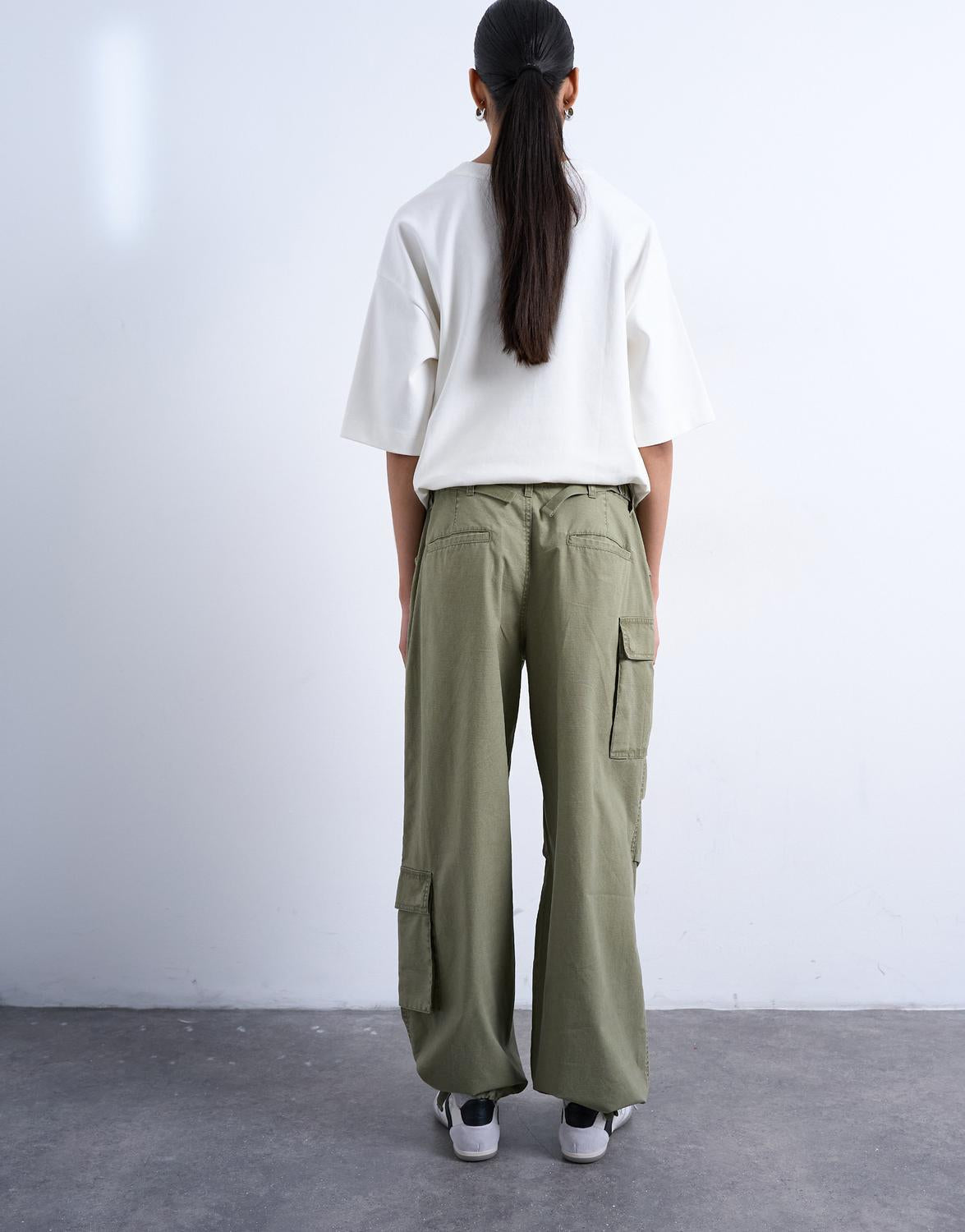 TSCARO COTTON CARGO PANTS